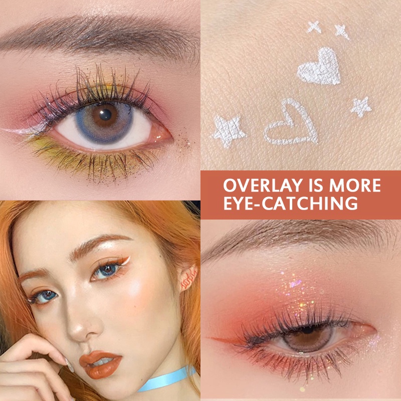 Allphv/HANDAIYAN Rainbow Eyeliner waterproof Eyeliner Pencil  Eye Make Up 12 Colors Ori 100%