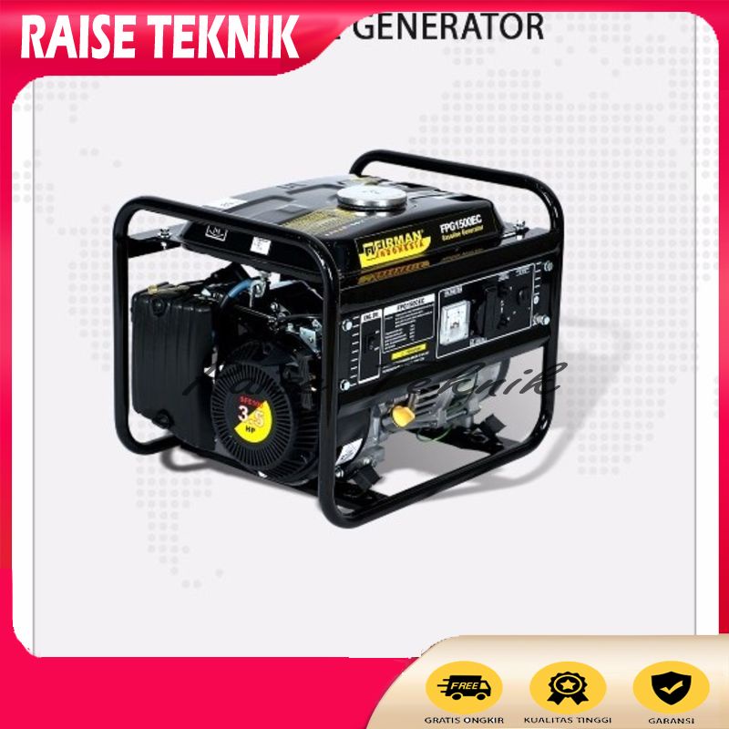 MESIN GENSET BENSIN FIRMAN FPG 1500EC II 950WATT / GENERATOR FIRMAN