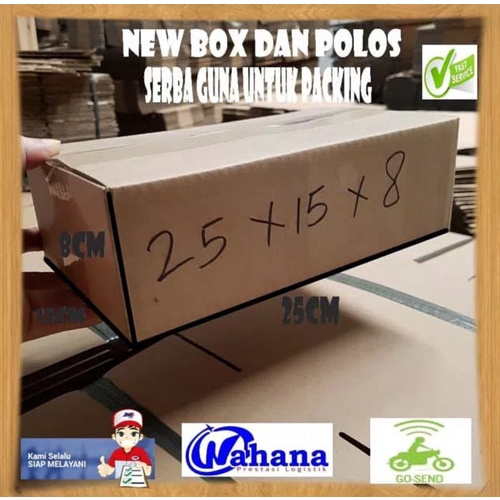 

Karton box / Kardus box ( Ukuran 25 x 15 x 8 cm )