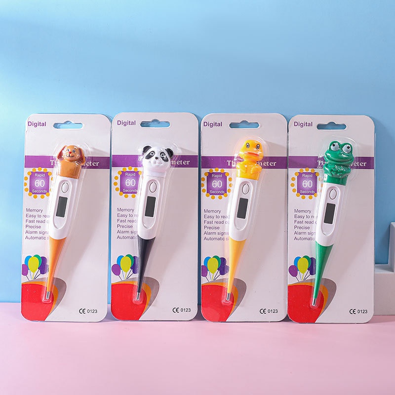 SB Termometer Animal Anak Bayi Digital ujung Lentur Lucu Karakter Thermometer Alat Pengukur suhu