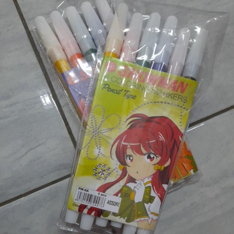 

spidol snowman 6 warna