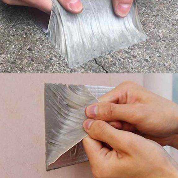 

Lakban Tambal Bocor Atap Merek Pollak Bahan Aluminium Foil 5CMX5M