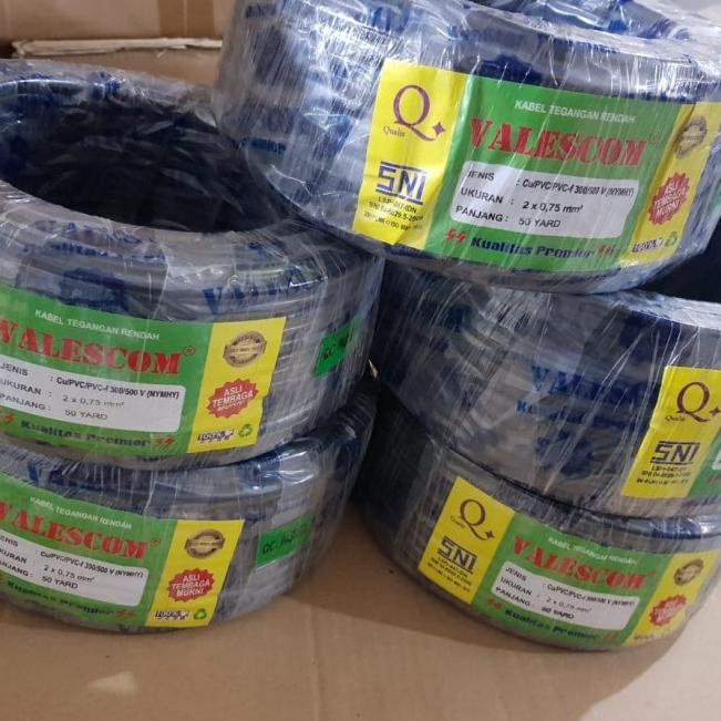 Kabel Serabut NYYHY 2x0.75 mm SNI / Kabel Serabut Hitam NYY HY 2x0,75