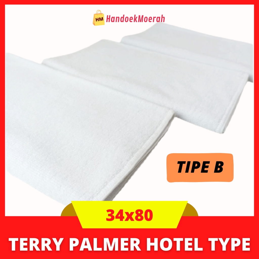 (Tipe B) Handuk Muka Terry Palmer Murah / Face Towel Sport Premium Hotel Type 34x80