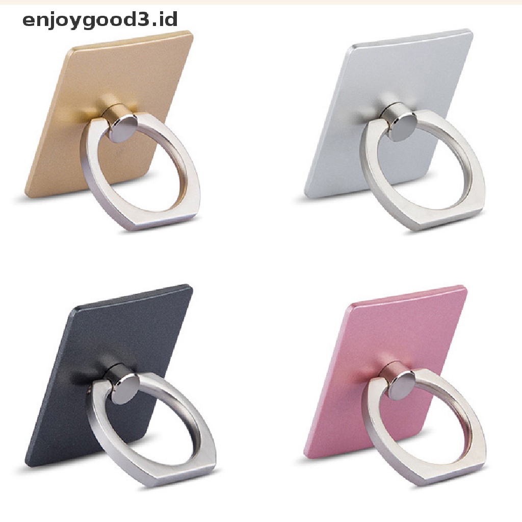 4pcs / Set Cincin Dudukan Ponsel Aneka Desain Untuk Iphone