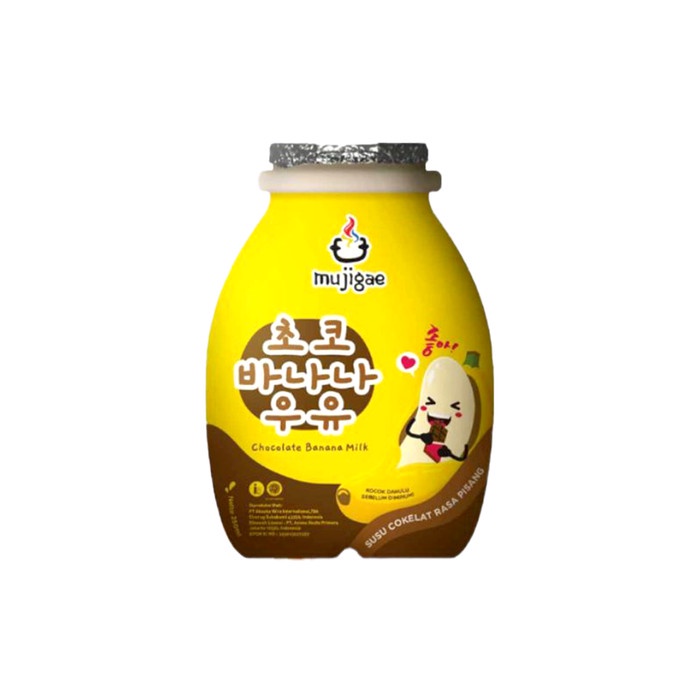 

Mujigae Banana Milk Chocolate / Susu Pisang Coklat 250Ml