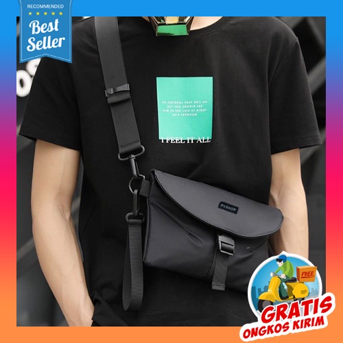 Tas Selempang Waistbag Distro Waterproof Phantom Pria Wanita Roowns Woven Tas Selempang Pria Distro 