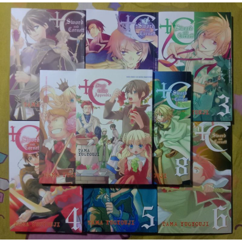 Komik +C sword and cornett 1-8 + buku appendix