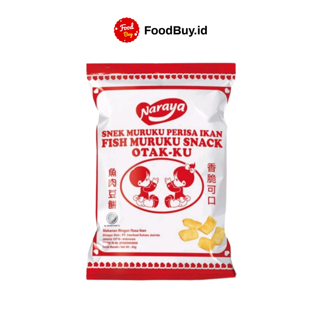 

Naraya Snek Muruku Otak-ku Rasa Ikan 60 gr