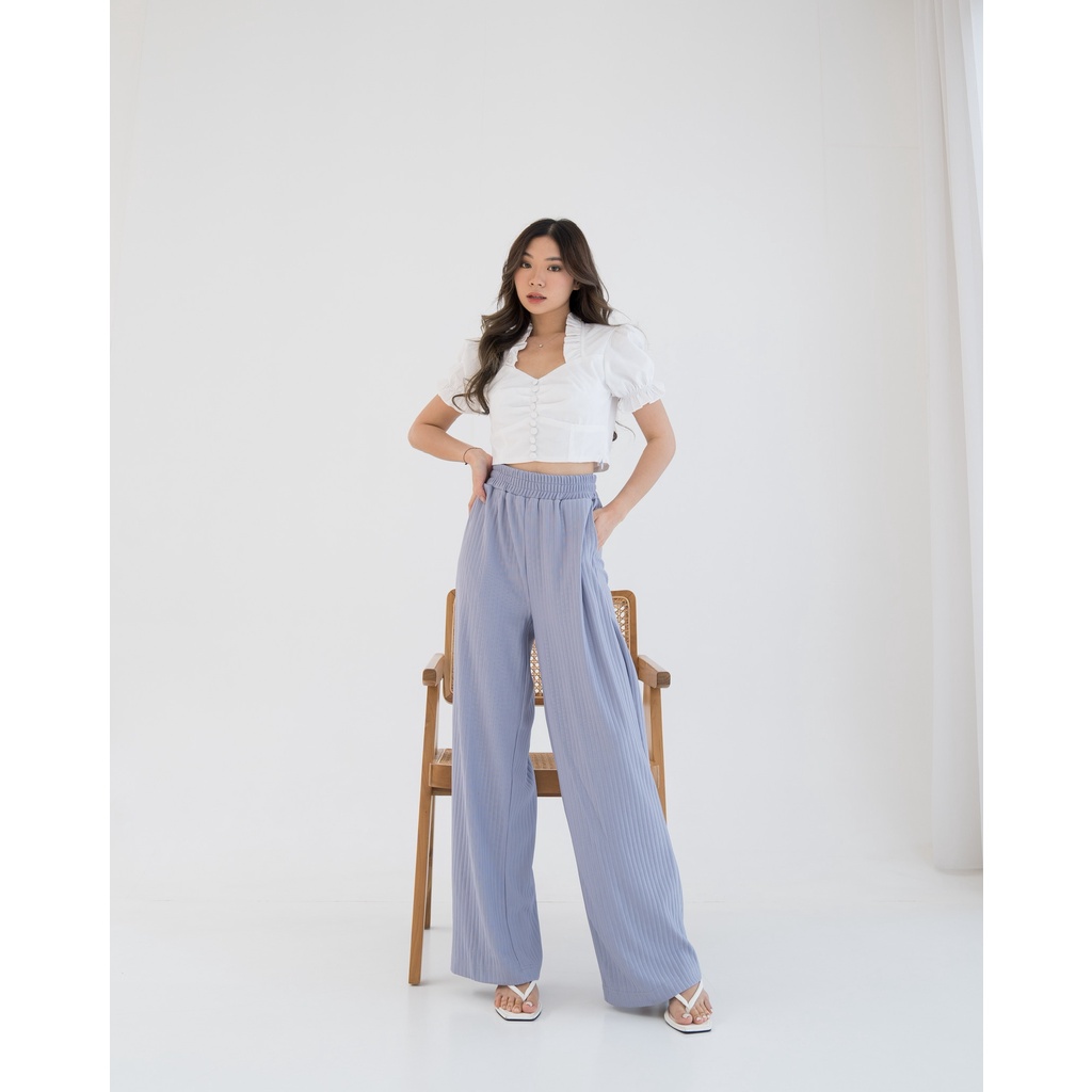 [ Marveile ] Carla Knit Pants / Kulot Knit Wanita