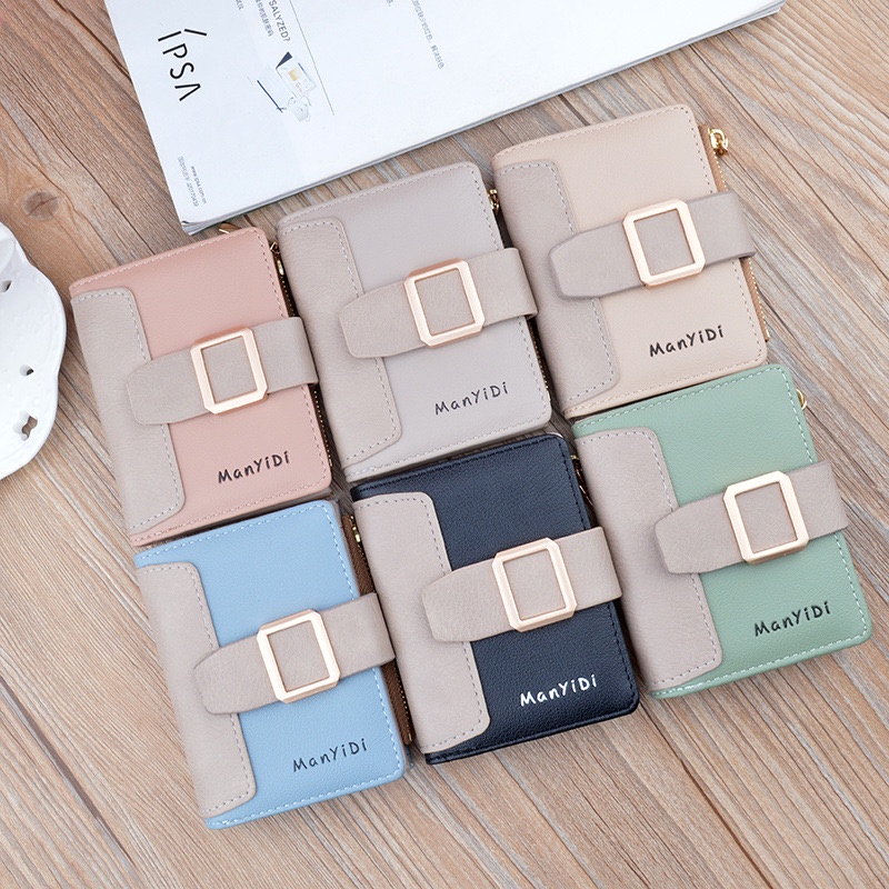 IMPOR ORIGINAL MANYIDI F18A DOMPET WANITA TERBARU DOMPET KEUANGAN MINI MUAT BANYAK