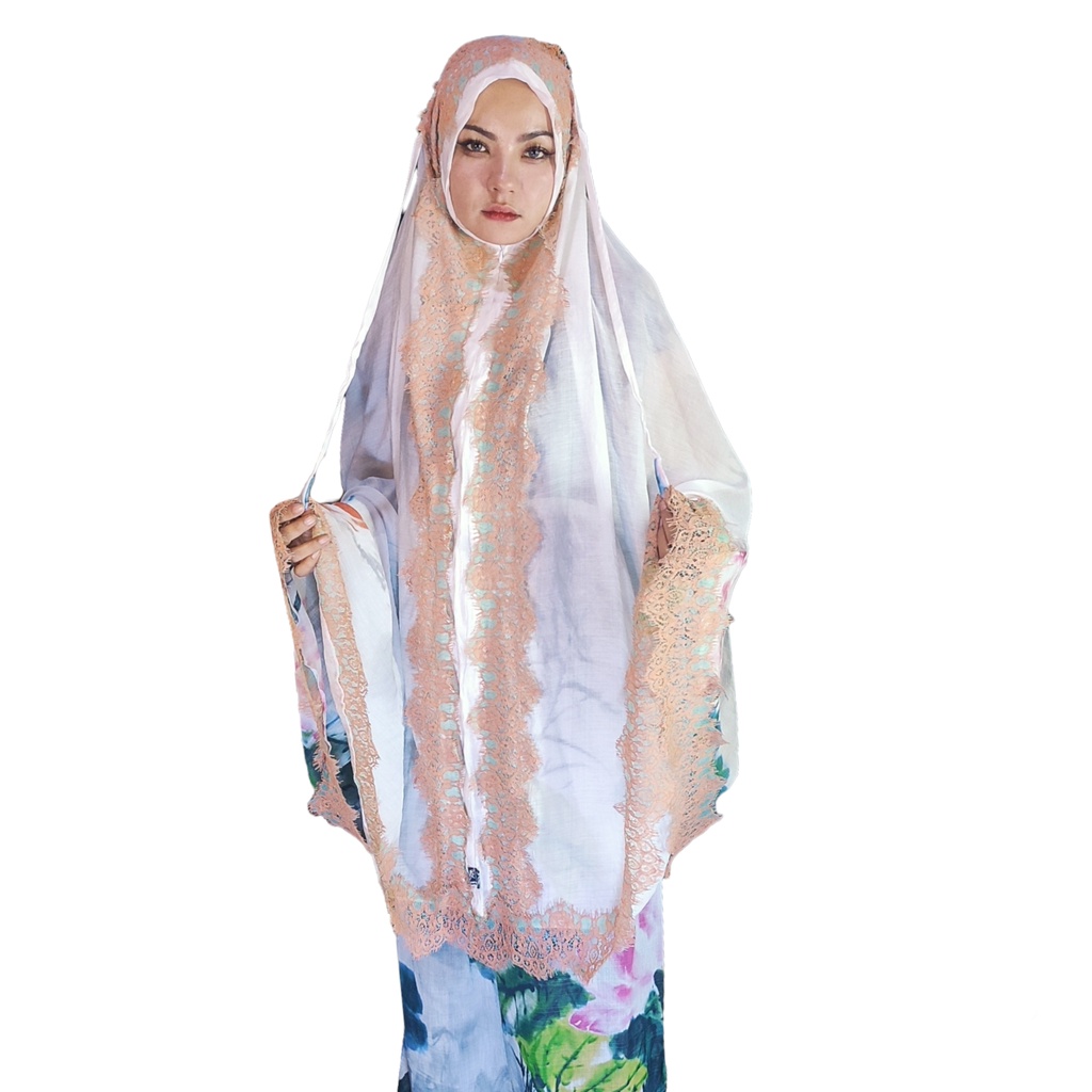 MUKENA DEWASA RIN JUMBO SILKY IMPORT PREMIUM / MUKENA HALUS / MUKENA REMPEL