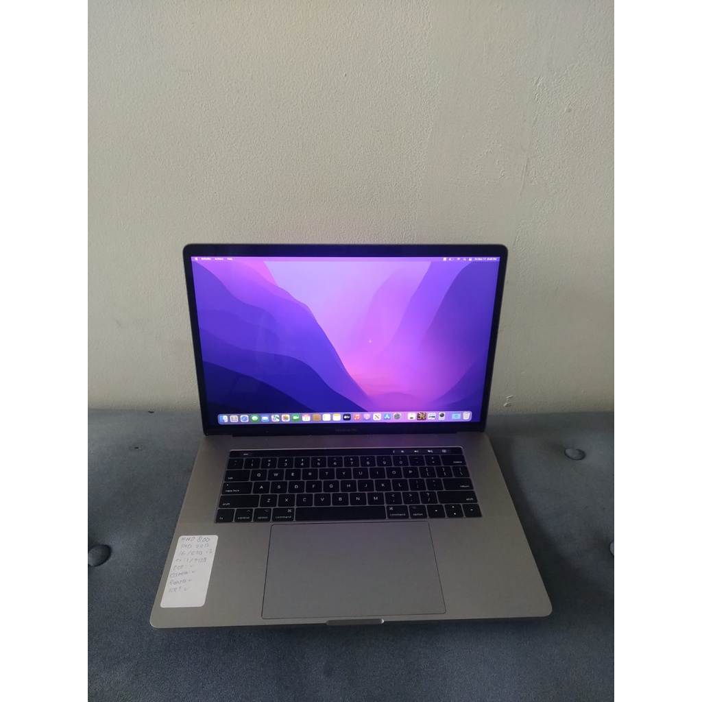 Macbook Pro Retina 15 inch 2016 2017 2018 2019 Touchbar Second Original