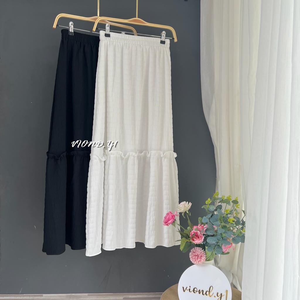 Rok Wanita Korea Polos / Skirt Import Panjang 117
