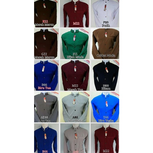 Jasko Polos Hitam Putih Merah Hijau Biru Krem Abu - Putih, XL