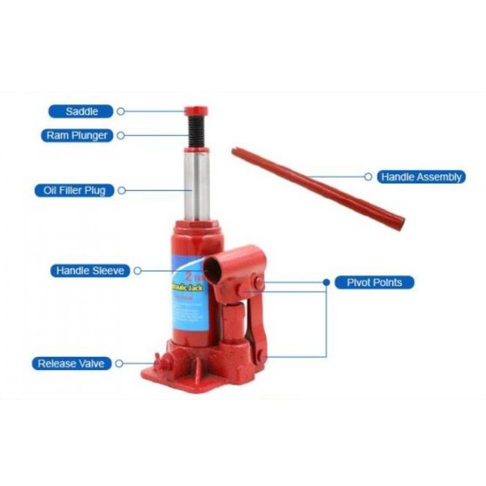 Dongkrak Dongkrak Mobil 20 Ton Hidrolik Hydraulic Jack Botol Truk