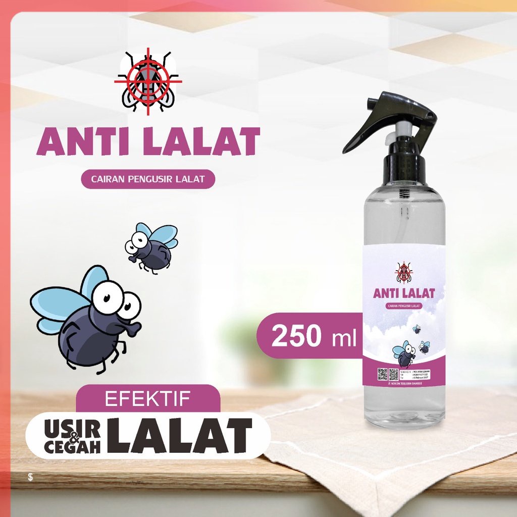 Pengusir Anti Lalat Super Ampuh Kemasan 250 Ml Trigger PREMIUM QUALITY