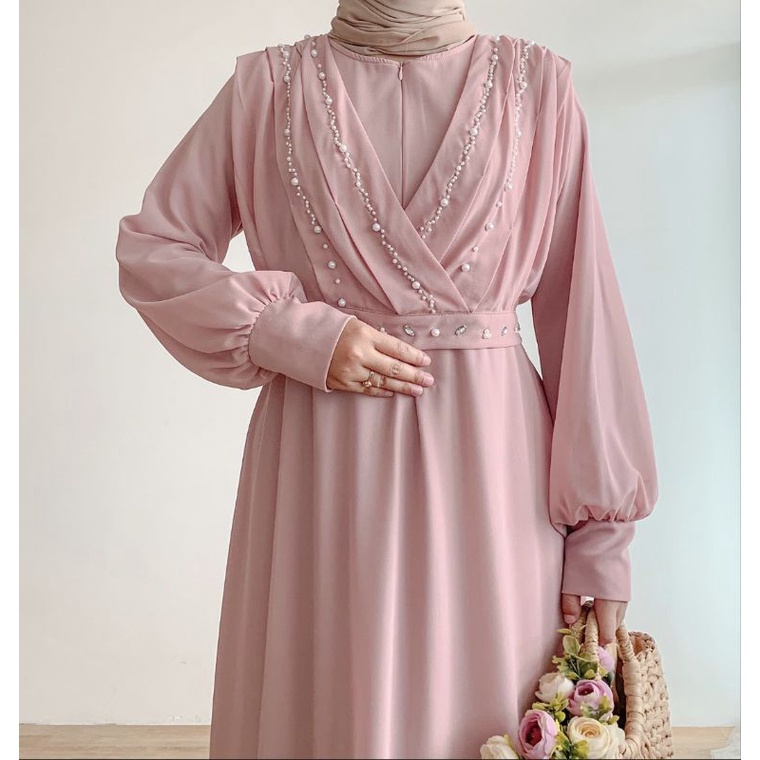 BALQIS DRESS / DRESS KONDANGAN / DRESS PESTA / SERAGAMAN / BRIDESMAID / BUSUI FRIENDLY