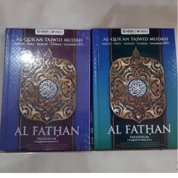 Kitab Quran AlQuran Mushaf Tajwid Warna dan Terjemah Terjemahan perkata Al Fathan Murah di Makassar