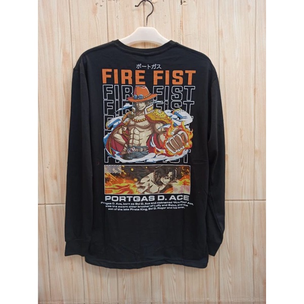 KAOS ATASAN FIRE FIST  DISTRO LENGAN PANJANG