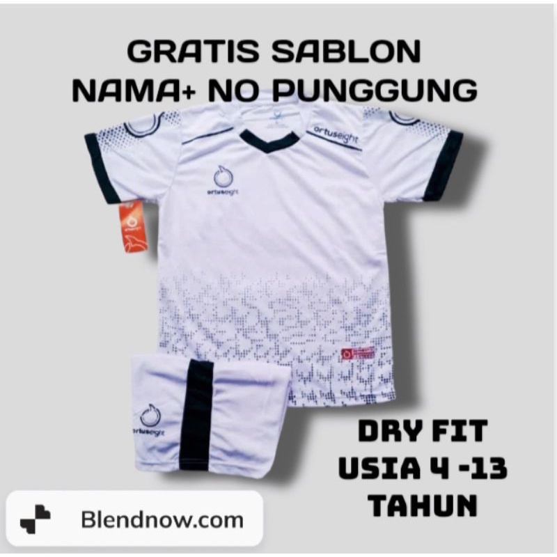 GRATIS SABLON NAMA DAN NO PUNGGUNG KAOS OLAHRAGA FUTSAL,BADMINTON,DAN SEPAK BOLA SD/SMP