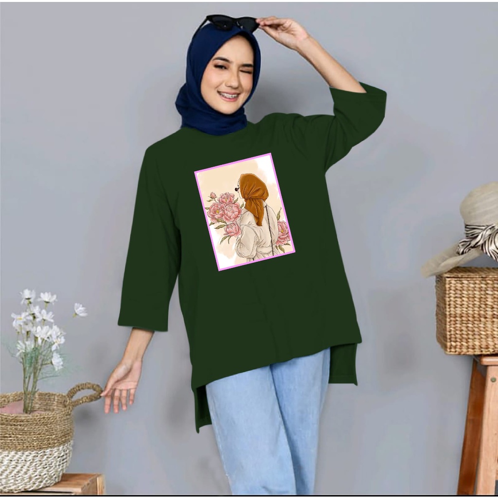 BAJU ATASAN TUNIK LALA JUMBO XXL~TERBARU BAJU OVERSIZE WANITA KEREN MASA KINI DAN TERLARIS