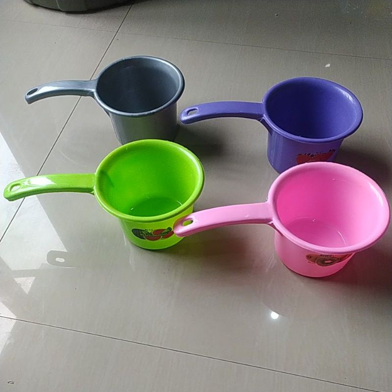 Gayung anak silver/Gayung kecil murah, gayung mini, gayung anak warna