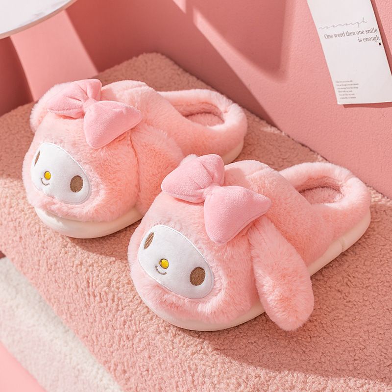 SANDAL RUMAH SANRIO MELODY PINK SEPATU KAMAR IMPOR ANAK DEWASA