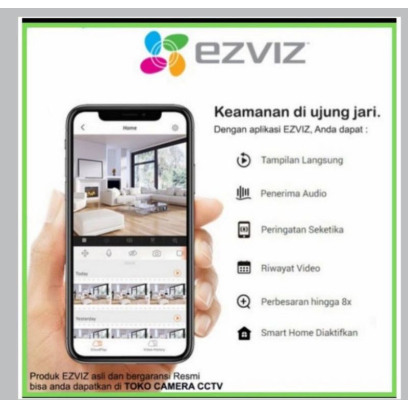 EZVIZ C6N 1080P WIFI CAMERA CCTV SMART IP - 1080P