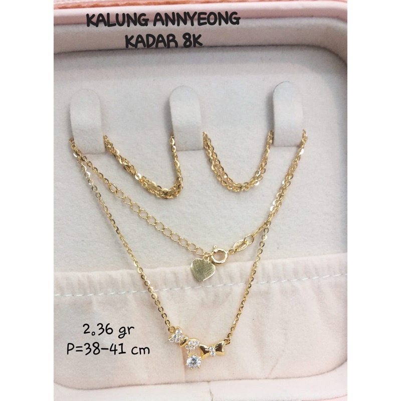 Kalung cmip model fashion korea kadar 375 8k