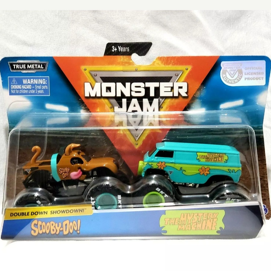 Monster Truck Scooby Doo vs Mystery Machine Trucks spin master truck ls