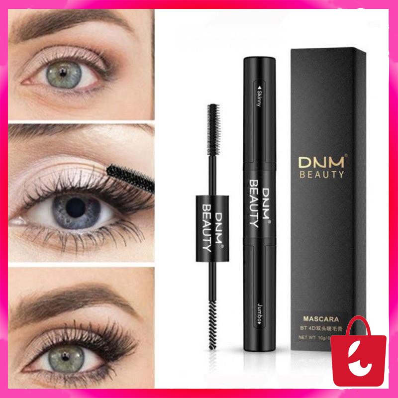 [100% Asli] DNM Fiber Mascara Black Extension Lash Length Curling Memanjangkan Menebalkan Melebatkan Bulu Mata