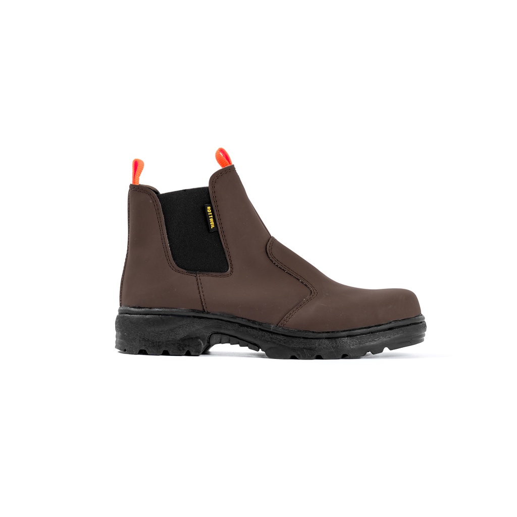 Sepatu Safety Pria Boots Ujung Besi Sepatu Safty But Hiking Proyek Kerja Lapangan Touring Outdoor Anti Slip Robweld