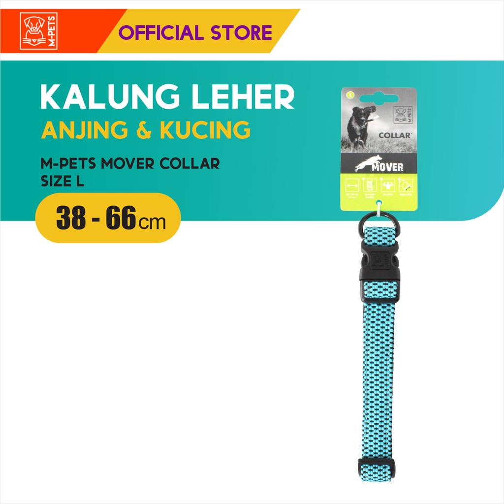 M-Pets Mover Dog &amp; Cat Collar Size Large / Kalung Anjing Kucing