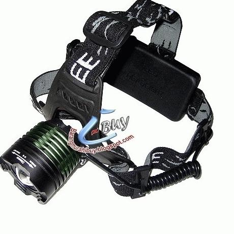 Senter Kepala Super terang dan Murah, Senter Kepala Cree LED XML-T6