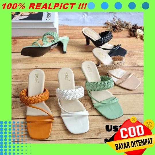 Raissa Sendal Sandal Pesta Kondangan Hak Tinggi High Heels Hells Hils Hels Haihil Higheels Wanita Im