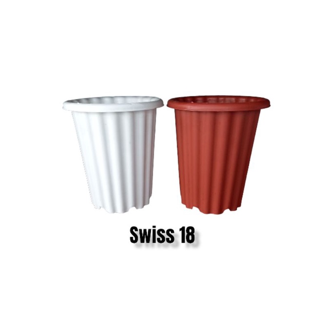 Pot Aglonema Pot Swiss Ukuran 18
