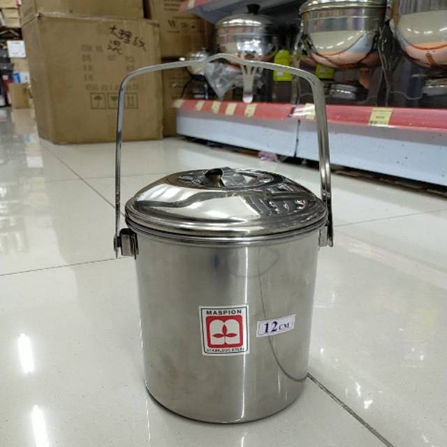 MASPION Rantang Tunggal Stainless 14 Cm - R12