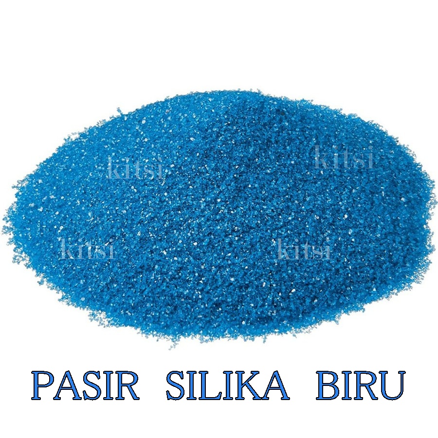 PASIR SILIKA BIRU SILICA IMPORT COSMETIC BLUE SAND AQUASCAPE AQUARIUM / PASIR SILICA BIRU / PASIR HI