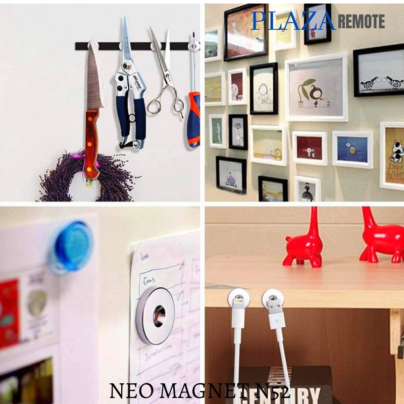 NEO MAGNET NEODYMIUM N52 SUPER KUAT COIN CINCIN LUBANG 10X5X4