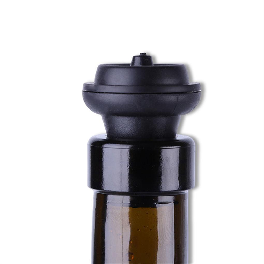 Vacuum Silicone Wine Preservation Stopper Opening Pump Universal Botol Kedap Udara Anti Bocor Restaurant Saver Serving