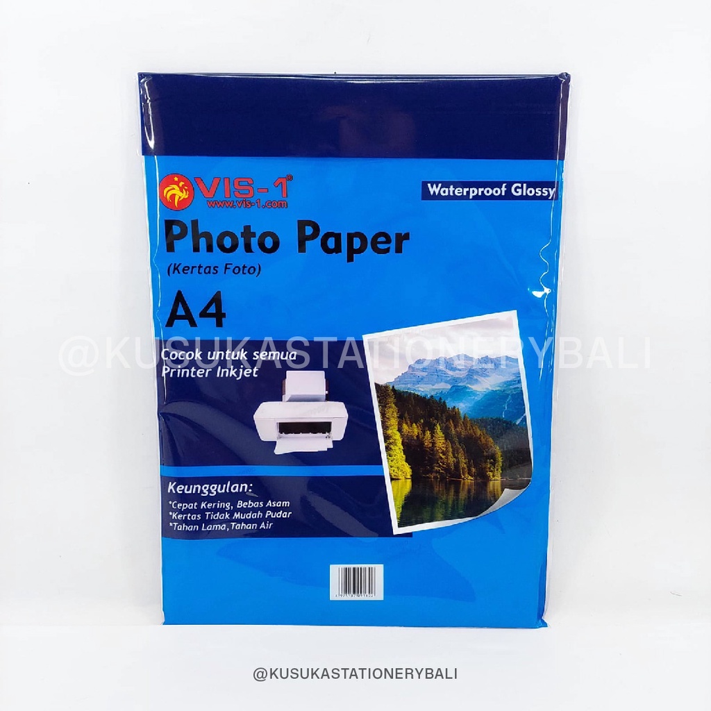 

VIS-1 GLOSSY PHOTO PAPER A4-210 GSM