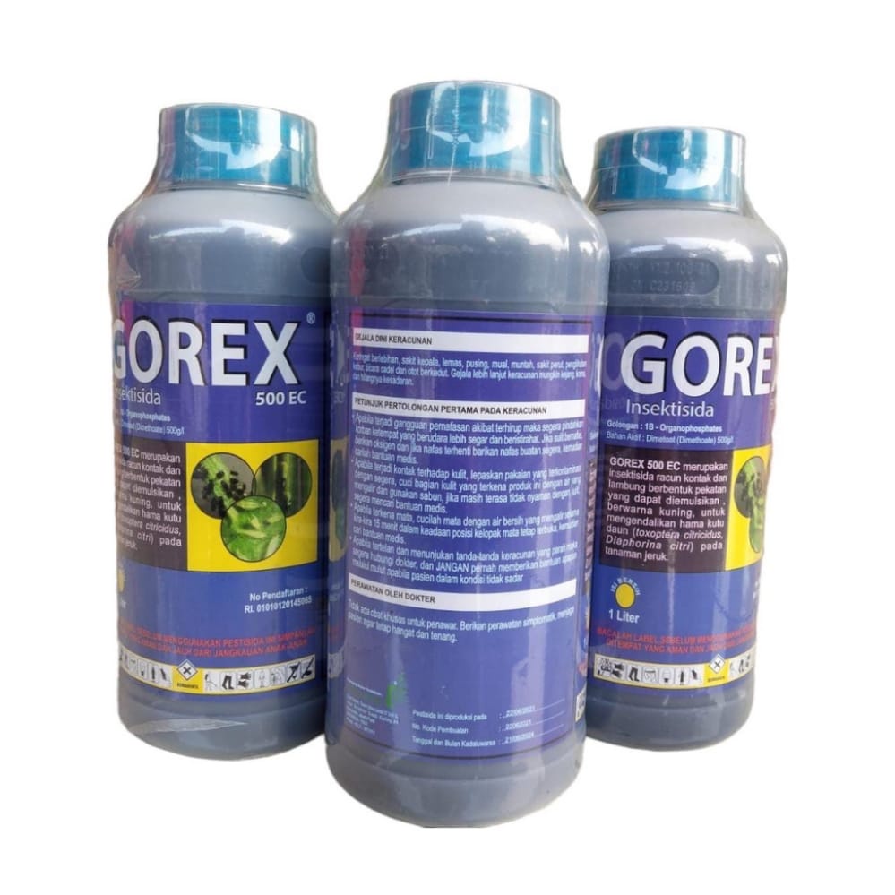 Insektisida Gorex 500EC Dimetoat 1 Liter hama kutu daun
