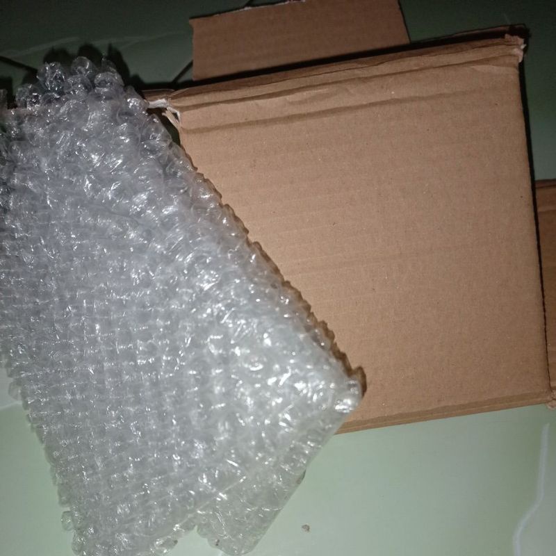 

Packing Tambahan Bubble wrap dan Kardus