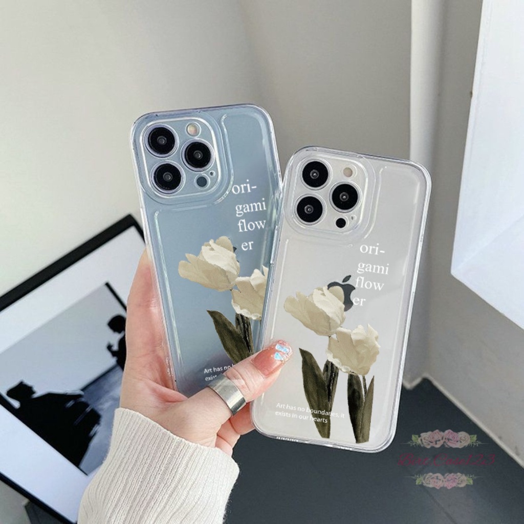 SOFTCASE BENING GAMI FLOWERS OPPO VIVO XIAOMI SAMSUNG REALME IPHONE INFINIX ALL TYPE BC6764