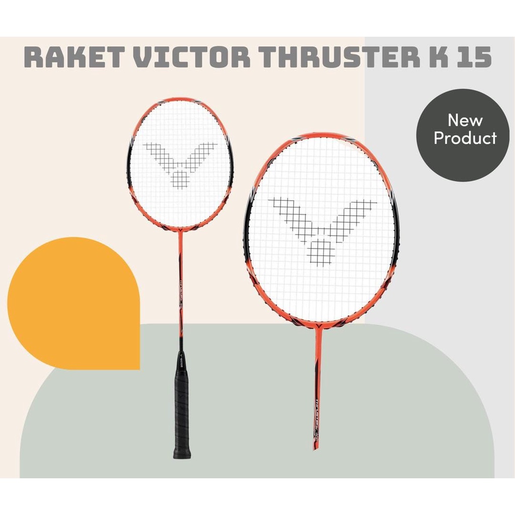 Raket Badminton Victor Thruster K 15 Original Raket Victor