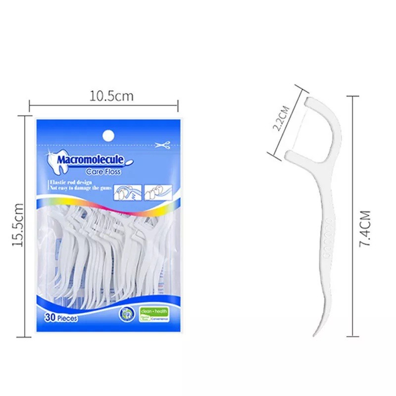 T&amp;Y Benang Tusuk Gigi Dental Floss  Isi 30pc High Quality Higienis Murah Import