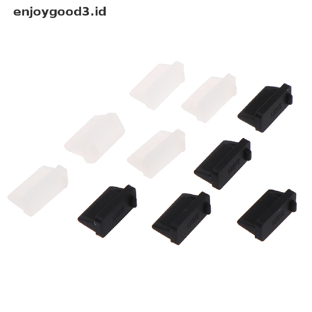 20 Pcs Plug Penutup Port USB Male Bahan Plastik Anti Debu