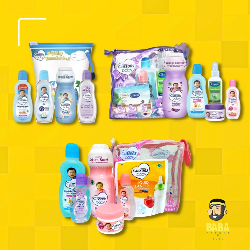 Cussons Baby Gift Pack Daily Essential Pack/ Medium Bag/ Large Bag