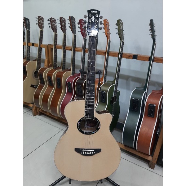 Jual Gitar Akustik Elektrik Yamaha Apx Natural Shopee Indonesia